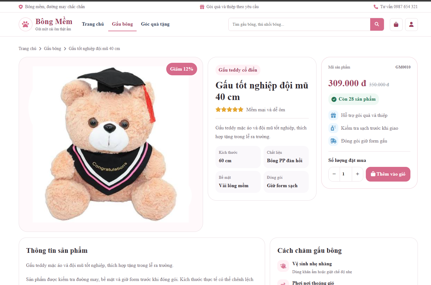 web bán gấu bông,website bán gấu bông,Website bán thú bông